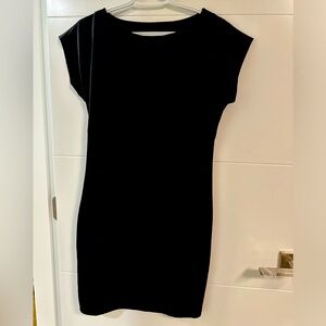 H&M black jersey dress